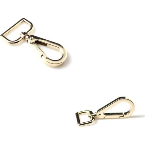 1 inch (inner diameter) Light Gold Swivel snap hook