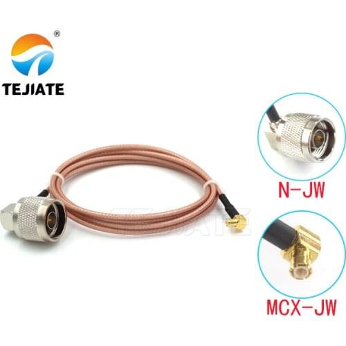 1PCS TEJIATE Adapter Cable N To MCX Type NJW Convert MCXJW 8-90CM 1M 1.5M 2M Length Connector RG316 Wire