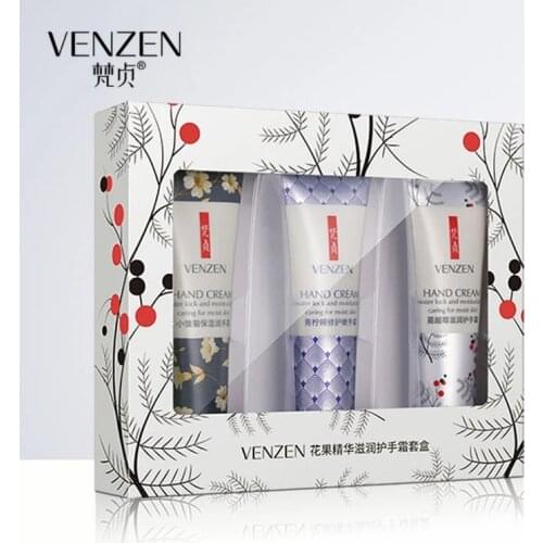 3PCS/lot Anti-chapping Moisturizing Hand Cream Mini Cute Hand Lotions Nourishing Anti-Aging Oil Control Winter Hand Care Set