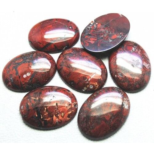 4PCS Nature Import Unakite Stone Cabochons OVal Shape 18X25MM 22X30MM 30X40MM DIY BEADS ACCESSORIES FREE SHIPPING