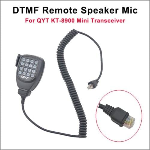 8 Pin DTMF Remote Speaker Microphone for QYT KT-8900 Mini Mobile Radio Transceiver