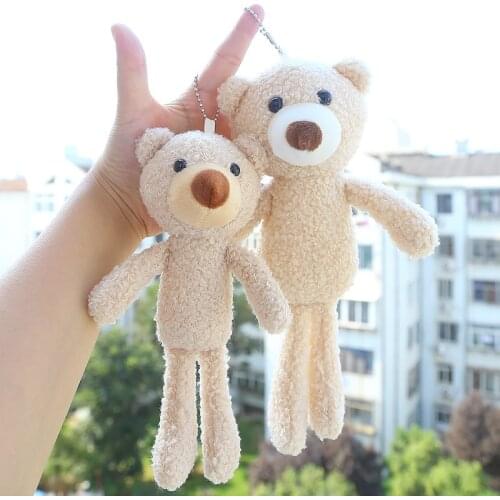 Bear Pendant Doll Keychain T-shirt Pendant Backpack Schoolbag Pendant Doll Plush Toys Pendant Little Doll