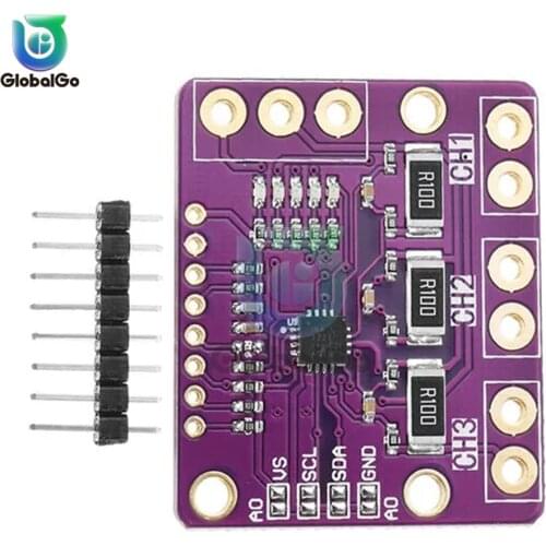 INA3221 Power Supply Voltage Monitor Sensor Module Triple-Channel 2.7 V to 5.5 V Current Power Tester module