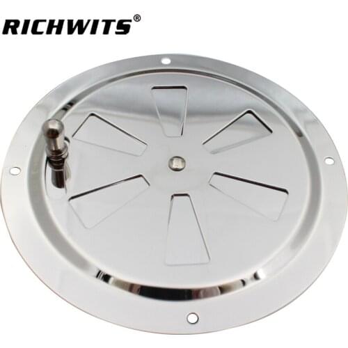 316 Stainless Steel Cover 5" Side Knob Louver Vent Marine Round Blower For Yacht Boat Sailing Rv Accessories Camping Car Parts