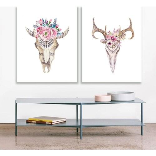 Coloring by numbers modular painting digital paint by numbers home decor for living room bohemia diy digital painting Goat Ox