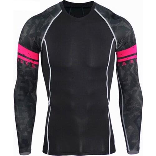 New Compression Winter Thermal Underwear T-Shirt Male O-Neck Base Sports Top Fall Thermal Pajamas Training Workout Clothes