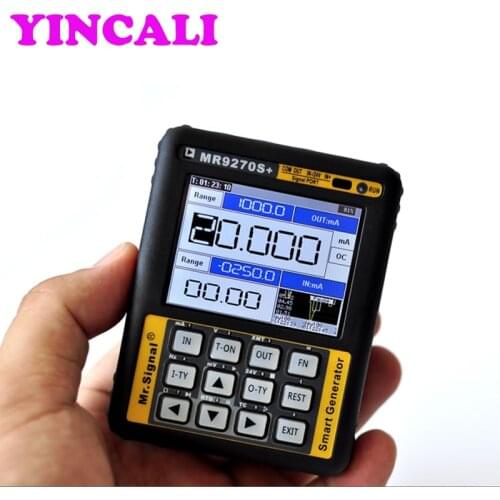 Newly Signal Generator MR9270S+ 4-20mA Calibration Current Voltage PT100 Thermocouple Pressure Transmitter Logger PID Frequency