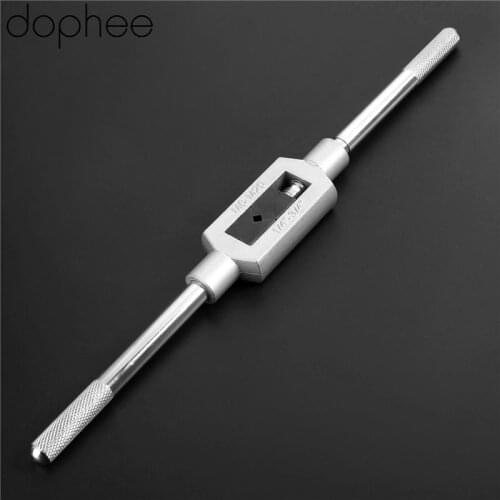 M6-M20 Adjustable Tap Wrench for M6-M20 American Standard Tap Handle Carbon Steel Screw Tapping Threading Tools for Metalworking