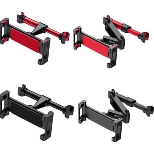 Telescopic Car Rear Pillow Phone Holder 360 Rotary Stable Mounting Bracket Seat Rear Headrest Phone Stand Support Phone Holder