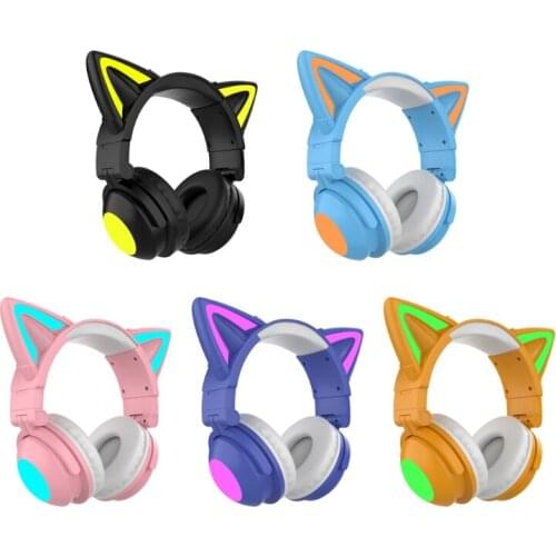 Smart Bluetooth compatible 5.0 childrens headset learning props a good helper for online classrooms 360mAh battery capacity