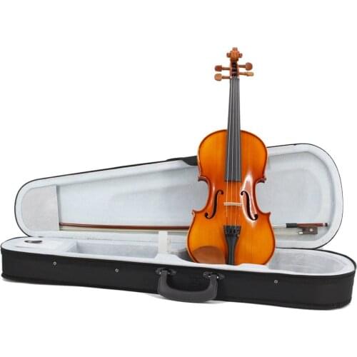 High Quality Full Size 4/4 Acoustic Violin for Student Beginner handcraft Violin With Case Bow Manual Oil Varnish Paint Fiddle