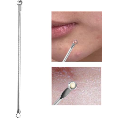 Silver Blackhead Acne Needle Blemish Extractor Remover Stainless Needles Remove Tools Blackhead Remover Skin Care Tools 1pc