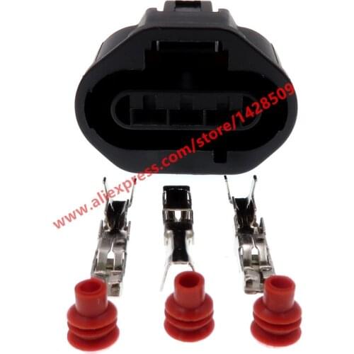 10 Sets 3 Pin Female Waterproof Car Automotive Cable Connector 7183-1334-30