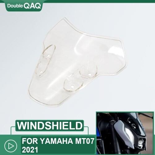 2021 For Yamaha MT07 New Motorcycle Accessories Windscreen Windshield Deflectors Wind Shield Screen Protector Parts