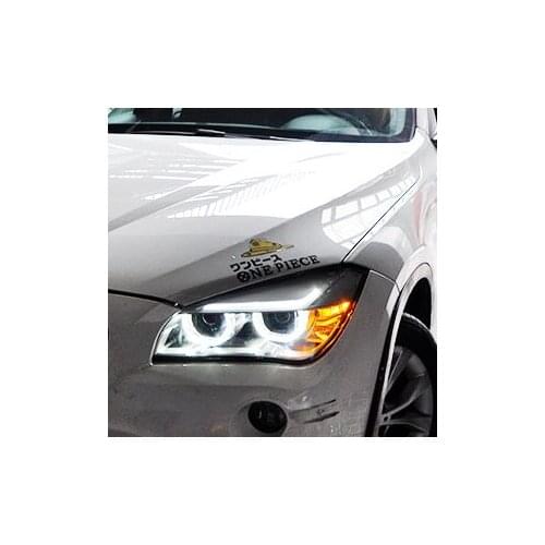 Car Headlight Assembly For BMW X1 E84 LED Strip Angel Eyes Head Light 2009-2014 year