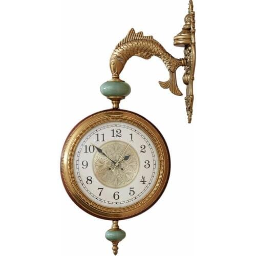 Large Digital Wall Clock Modern Luxury Electronic Vintage Big Wall Clock Living Room Reloj De Pared Moderno Home Decor OO50WC