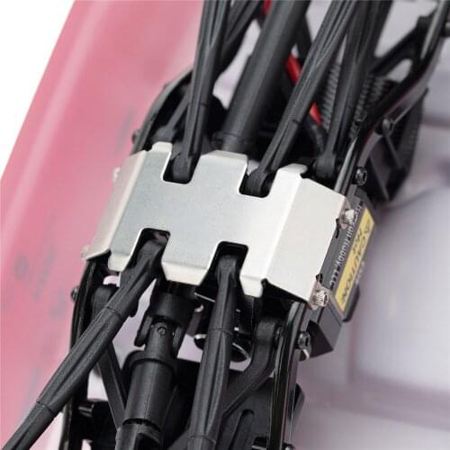 Stainless Steel Chassis Armor Protective Guard Plate for 1/24 Axial SCX24 90081 RC Car Upgrade Parts