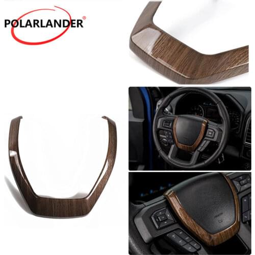 Steering Wheel Decoration Cover Frame Trim 1 PC 5 Colors Car Accessories For 2015 2016 2017 F/ord F150 F250 F350 Super Duty