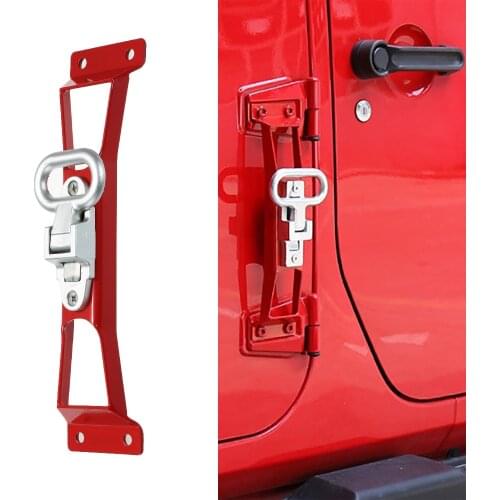 Doorstep Foot Pegs Metal Folding Step Ladder Door Hinge Foot Pedal Fit for Jeep Wrangler