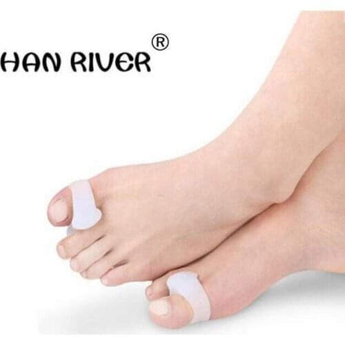 HANRIVER 9 pieces for hallux valgus orthodontic care Toe separator The silicone orthotics
