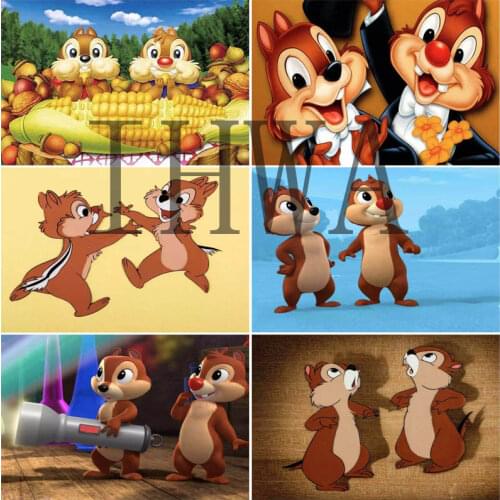 Disney Cartoon Chip 'n' Dale Diamond Painting"Private Pluto"Series Full Square/Round Diamond Mosaic Childrens Room Decor Gift