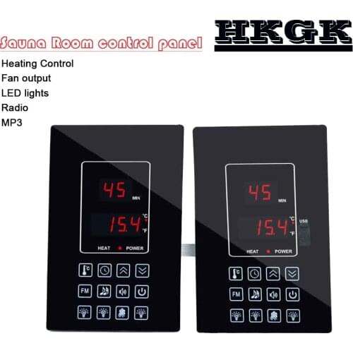 Dry steam room Oxygen bar sauna room Temperature Controller for control temperature and light