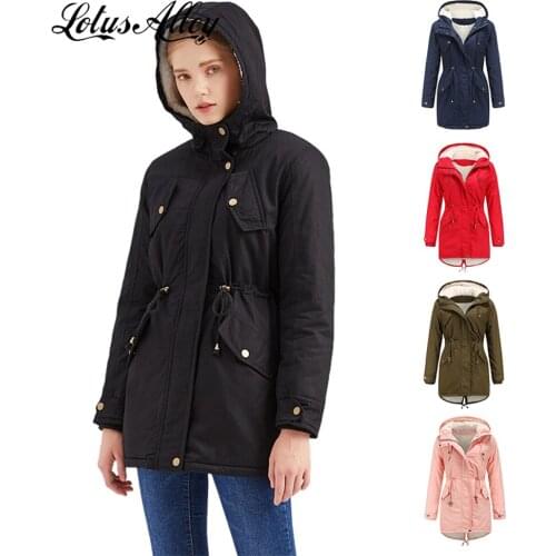 Женские зимние парки Lotus Alley China At AliExpress