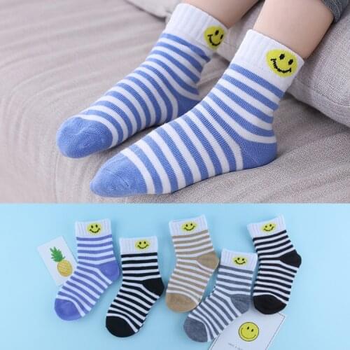 Cute Cartoon Baby Boy Socks Winter Cotton Toddler Girl Socks Soft Cartoon Children Socks 5 Pairs/lot Infant Socks Sport Socks