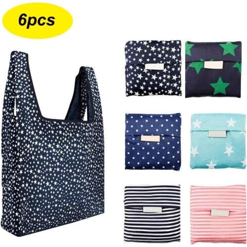 Reusable Shopping Grocery Bags Foldable Grocery Tote with Pouch 35LB Weight Capacity Heavy Duty Shopping Tote Bag Purse Bag