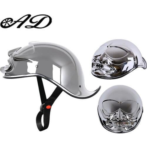 Motorcycle Helmet Summer Casco Moto Vintage Retro Motocross Half Helmet Off-Road Racing Moto Riding Helmet Motorbike