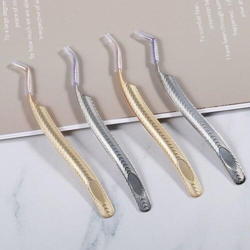 Tweezers Set for Volume Eyelash Extension 3D 5D 6D Stainless Steel Tweezers Eyelash Extension Tool Individual Eyelash Tweezers