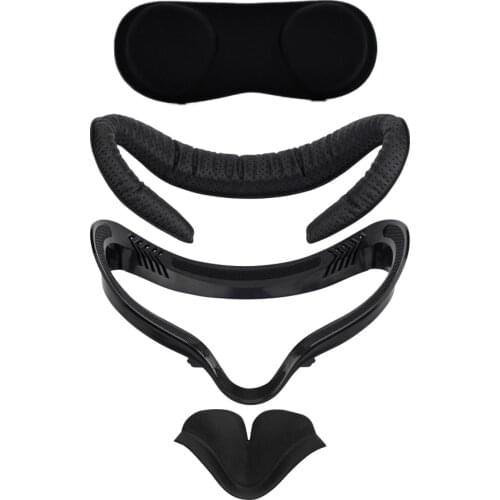 New For Oculus Quest 2 Replacement PU Widened Face Pad Cushion Face Cover Bracket Protective Mat Eye Pad For Oculus Quest 2 VR