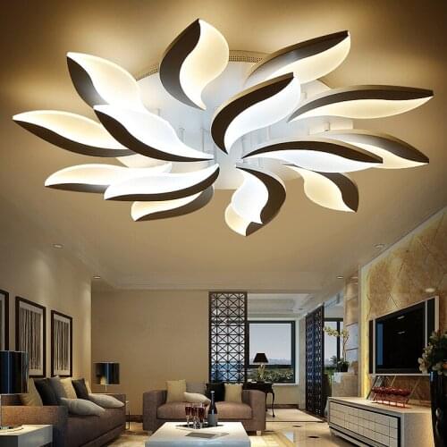 Modern Flower Led Ceiling Lights Living Room Bedroom Lustres Home Ceiling Lamp Acrylic Lamparas De Techo Led Ceiling Lighting