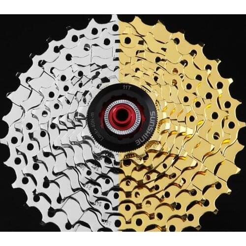 Bicycle Freewheel 11-32/36T MTB Cassette Steel Freewheel Gear Crankset Cycling Part 8/9/10 Speeds Mountain Bike Flywheel