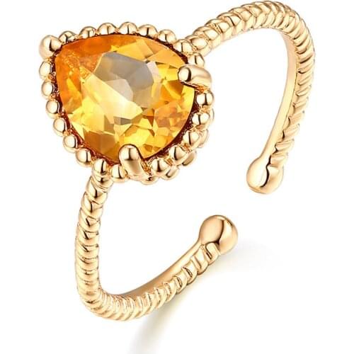 SA SILVERAGE Water Drop Love Classical Style Ring Retro Elegant Artisan Seifer Silver Jewelry Girl Opening Adjustable Weaving