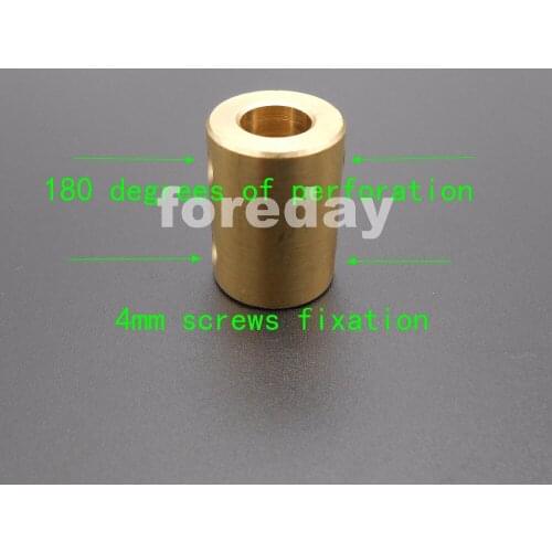 1PC 8-8 8mm To 8mm 180 Degree brass Shaft Motor rigid Coupling Coupler length 22mm dia.16mm 8MM TO 8MM free Spanner *FD420