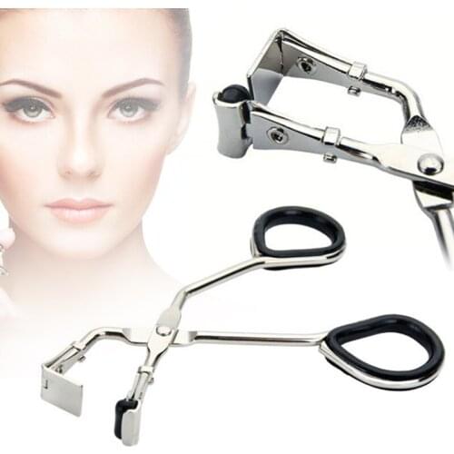 1 Pcs Eyelash Curler Eyelash Curling Tweezers Curved Handle Long-lasting Curling Eye Beauty Makeup Cosmetic Tools