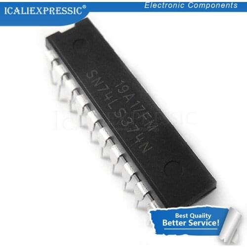 10PCS SN74LS374N DIP20 SN74LS374 DIP-20 74LS374 DIP HD74LS374P
