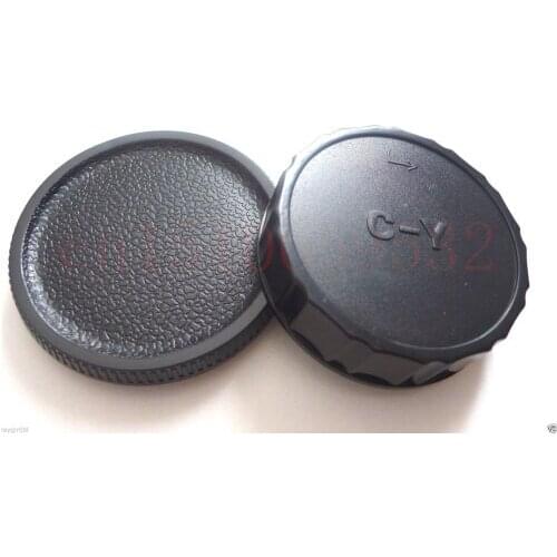 2 in 1 Body Caps + Rear Lens Cap Cover for Contax Yashica Camera CY RTS 139 137 FX-1 FR FX-D FX-3