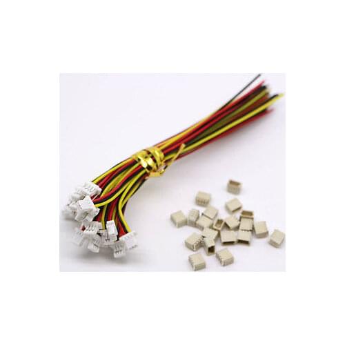 30 SETS Mini Micro SH 1.0 3-Pin JST Connector with Wires Cables 100MM Customer-made Customization Factory Directly Wholesale OEM