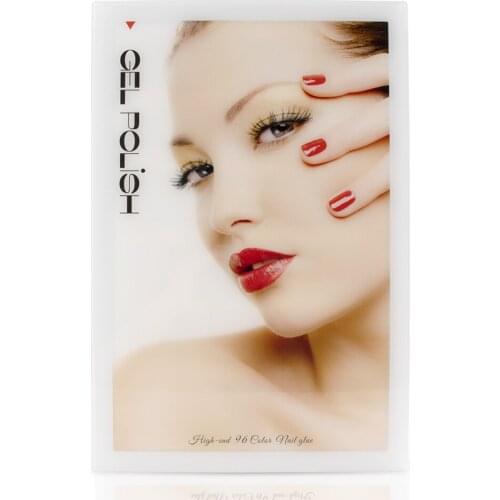 96 Colors High Grade Acrylic Nail Display Board Showing Polish Gel Color Book Design Dedicated Display Chart Painting Showing