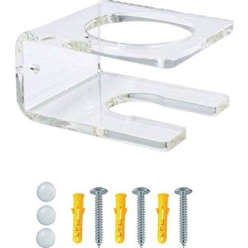 Acrylic Ball Holder Storage Shelf Baseball Bat Wall Mount Display Stand Home