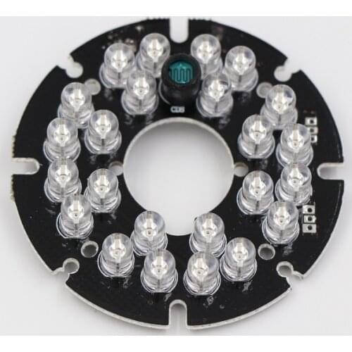 CCTV Accessories infrared light 24 Grain IR LED board for Surveillance cameras night vision diameter 54mm