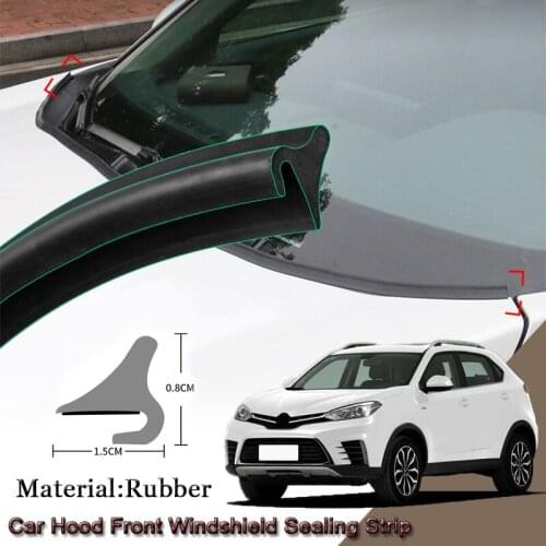 DIY 1.8m Car Seal Strip Windshied Spoiler Filler Protect Edge Weatherstrip Strips Sticker Auto Accessories For MG GS 2015-2020