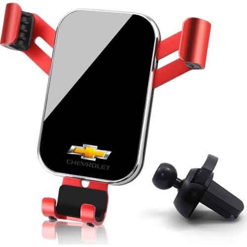 ABS Car Phone Holder Gravity Car Mount Mobile Stand For Chevrolet Cruze Malibu Tahoe Equinox Impala Sonic Traverse Trax Suburban