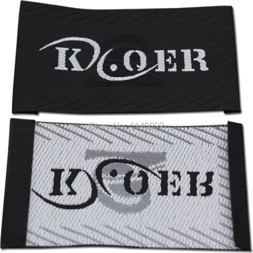 Free shipping clothing woven labels/big size collar labels/garment t-shirt jacket embroidered tags/brand printing 1000 pcs a lot