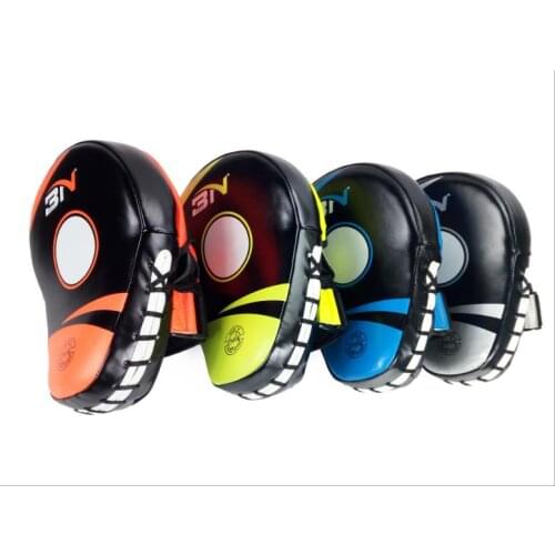 Boxing Hand Target 1pc Sanda MMA Martial Thai Kick Pad Kit Black Karate Training Mitt Focus Punch Pads Sparring Boxing Bags