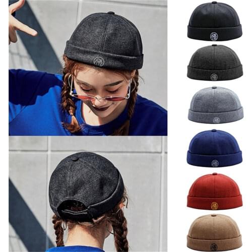 Branded Korean Skull Cap Men Cotton Gorro Beanie Hat Summer Autumn Short Brimless Hip Hop Caps Adult Children Bonnet Women Hats