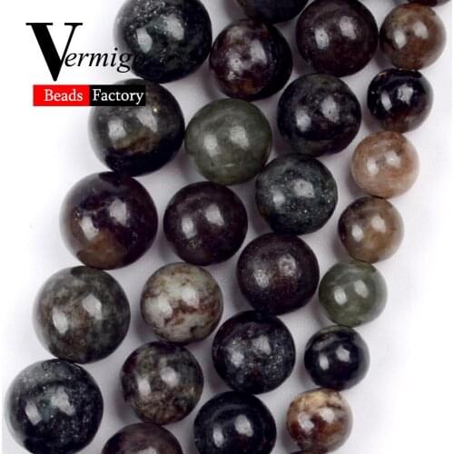 Natural Stone Beads 6mm 8mm 10mm AB Phlogopite Minerals Round Loose Beads for Jewelry Making Diy Women Men Bracelet Jewellery