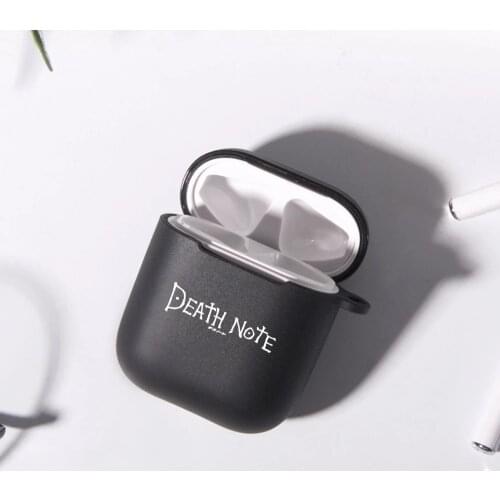 Japan Anime Death Note Case For Airpods 1 2 Case Earphone Accessories Soft Silicone Cases For Air Pod pro Charging Box Cover